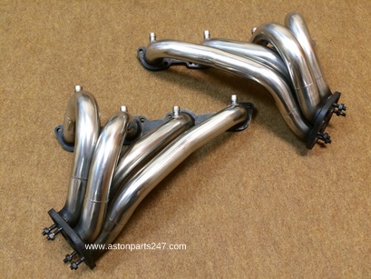 DBS V8 & AM V8 STAINLESS STEEL EXHAUST MANIFOLD PAIR – APEXH2.