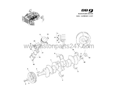 V12 CONROD BEARING SHELL (No.19) – 6E5E-6211-AB.