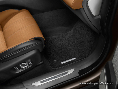 Genuine Range Rover Evoque Luxury Carpet Mat Set with Ingot Branding RHD Ebony