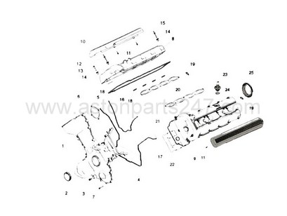 V8 VANTAGE VALVE COVER OIL SEAL – 6G43-03-10021.