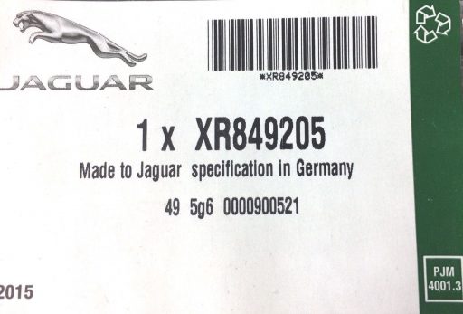 JAGUAR S-TYPE (LATE MODELS) CABIN POLLEN FILTER - XR849205. - Image 3